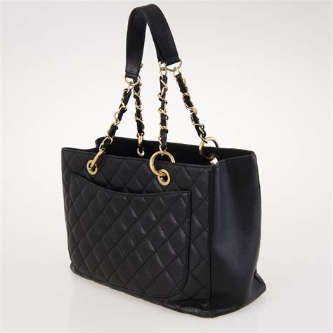 large tote bag chanel|chanel large shopping bag price.